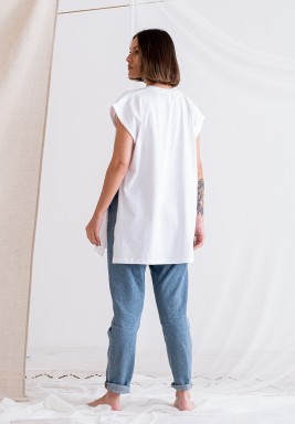 White Short Sleeves Tee