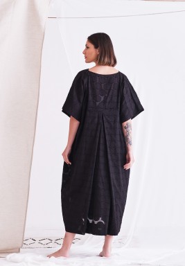 Black Short Sleeves Dress 