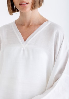 White Oversized Maxi Kaftan