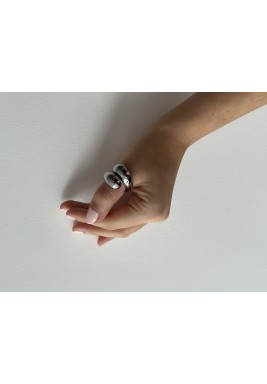 Twisted Silver Ring