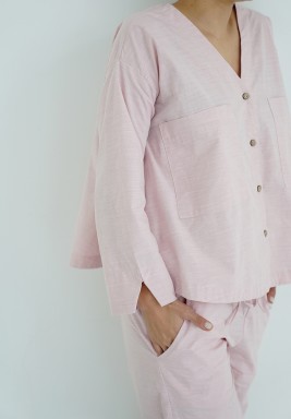 Pink Pants Pajama Set