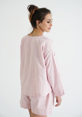 Pink Shorts Pajama Set