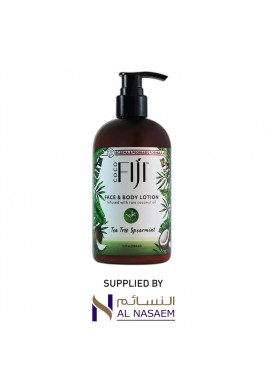 Fiji Infused With Raw Coconut Oil Tea Tree Spearmint Face & Body Lotion 354 ml