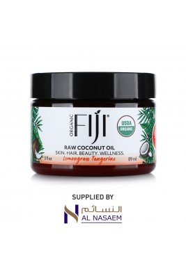 Fiji Organic Raw Coconut Oil Lemongrass Tangerine Body Oil 354 ml