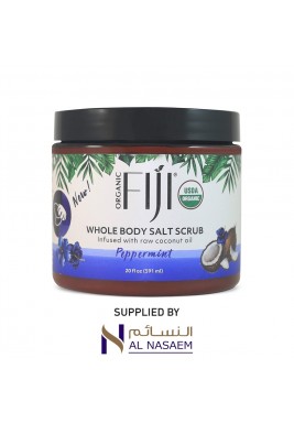 Fiji Infused With Coconut Oil Peppermint Whole Body Sea Salt Scrub 591 ml