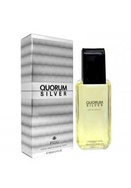 Antonio Puig Quorum Silver EDT For Men 100 ml 