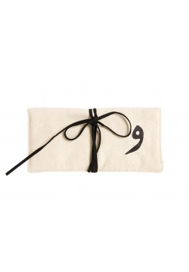 Beige Waw Jewelry Pouch