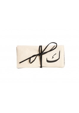 Beige Kaf Jewelry Pouch