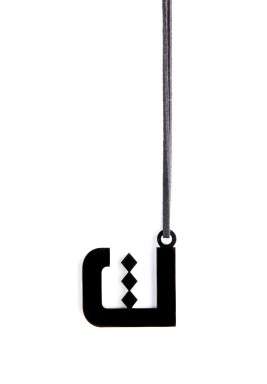 Black Tha'a Car Mirror Hanger