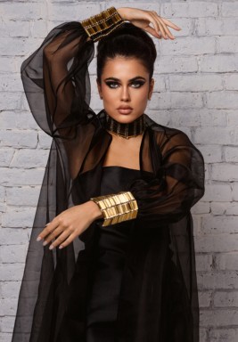 Black Evening Abaya