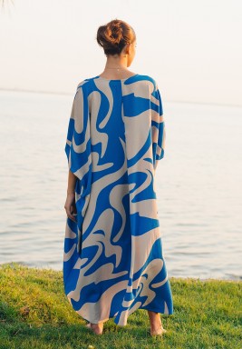 Blue Waves Dress