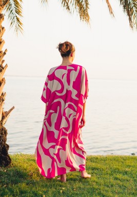 Pink Waves Dress