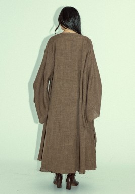 Brown Bisht Set 