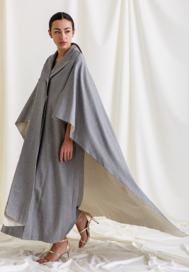 Grey Raw Cape