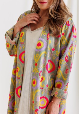 Green & Gold Embroidered Bisht Set