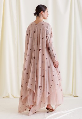 Pink Stars Tulle Dress