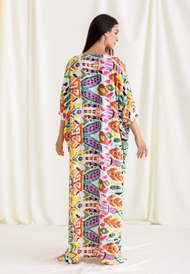 Multicolor Printed Dress