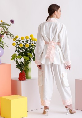 White Top & Shirwal (Long Sleeve)