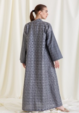 Silver & Grey Stone Shirt Dress