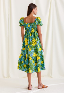 Lemon Off Shoulder Dress