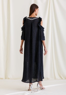 Gray Lulu Hand Made Kaftan