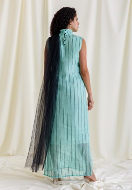 Pistachio Thoub Thuraya Kaftan