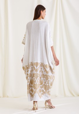 Golden Embroidered Kaftan