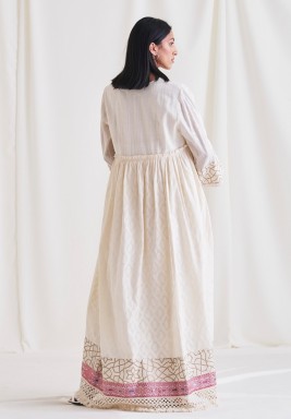 Beige Oriental Dress