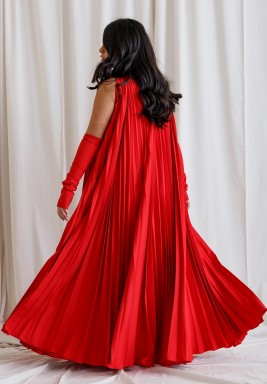 Orange Collar Kaftan