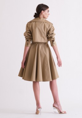 Beige Trench Coat / Dress 