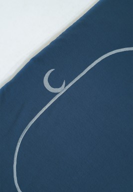 Light Blue Embroidered Prayer Matt