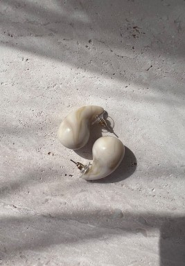 Off-White Drop Earrings