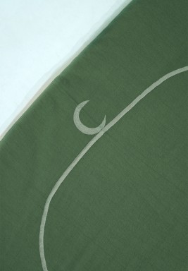 Green Embroidered Prayer Matt