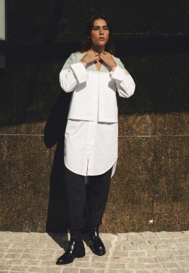 White Double Shirt 