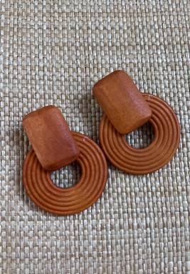 Brown Earrings Effect