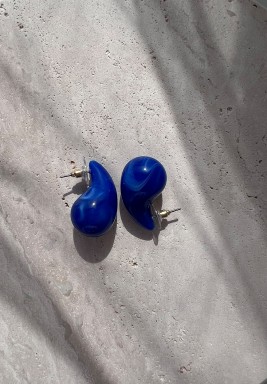 Blue Drop Earrings