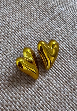 Gold Love Earrings