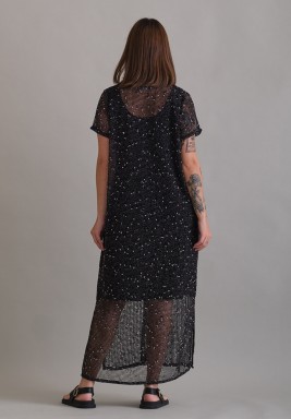 Black Fishnet Dress