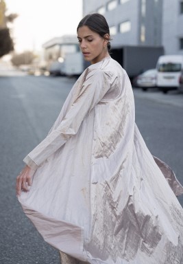 Beige Aditya Short Bisht