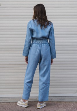 Blake Blue Long Sleeve Jacket