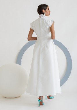 Offwhite Double Gown Set