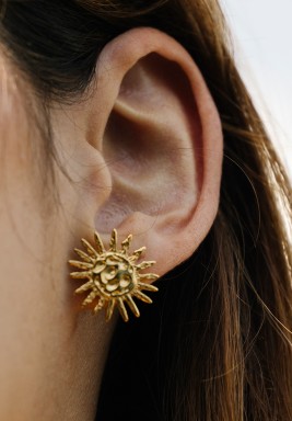 Gold Shams Earrings