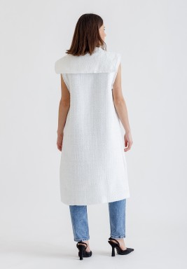 White Tweed Dress