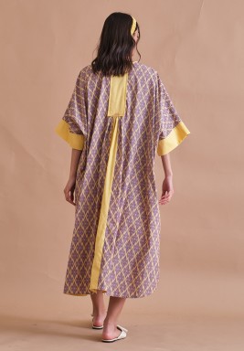 Yellow Light cotton kaftan