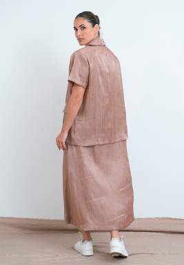 Bronze Shirt & Dress Set