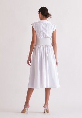 White Corset Dress