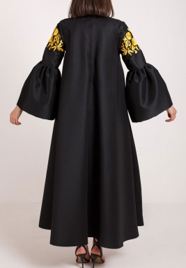 Puffy Dark Kaftan