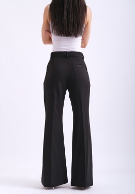 Black Bell Bottom Pants