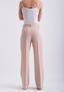 Beige Suit Pants 