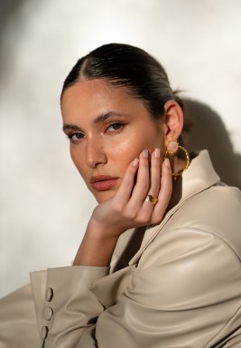 Twisted Hoop Earring 